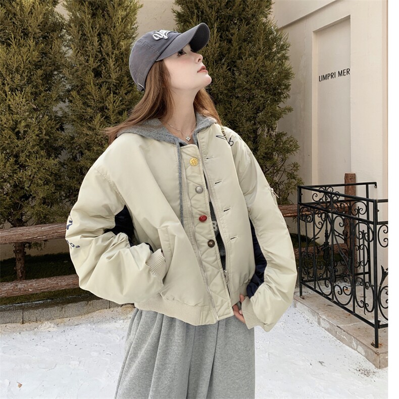 新款羽绒内胆棒球服外套90绒2C170--1161--P215控325,女装羽绒服,2C170