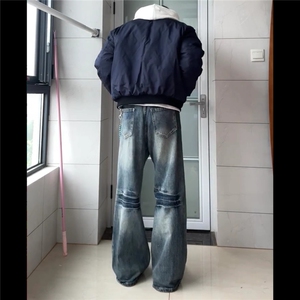 1506-1/JN1331/P48外套男款翻领棒球服藏青色飞行员夹克男上衣服
