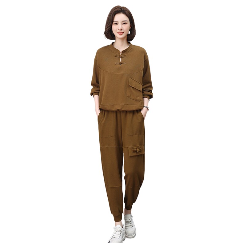 时尚优雅女装套装舒适百搭两件套气质显瘦休闲装,女装套装/套裙,叶笙衣