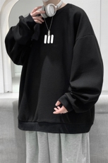 5XL华夫格卫衣男大码胖子圆领长袖t恤HW76436-P30，男装T恤，电商A040