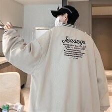 灯芯绒外套男秋季宽松休闲情侣夹克J009P55，男装夹克，星座1116-2