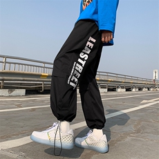 春款九分裤男休闲裤加肥加大码裤子港风百搭-M-5XL-C417-K501-P34，男装休闲裤，天晨
