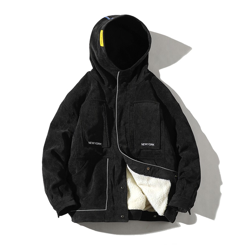 709-MY07-P130 20冬款 冬季情侣百搭保暖加厚灯芯绒夹克棉衣男图片