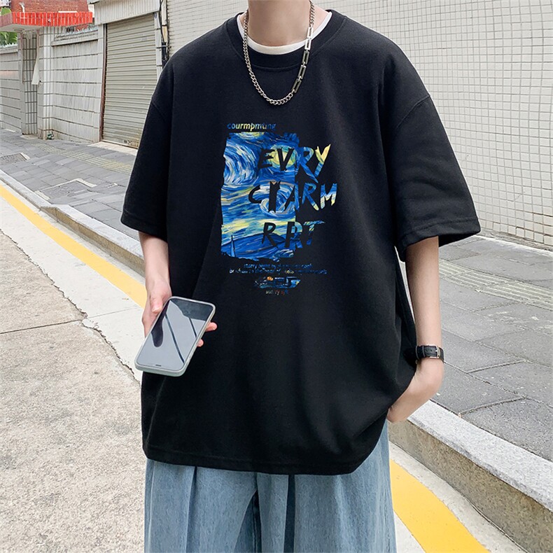 量大优供视频220克美式短袖t恤T2990得物直播有280克品质,男装T恤,电商A486