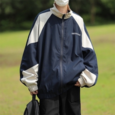 2024春秋季新款潮牌夹克上衣美式复古棒球服外套男士W7828-P48，男装夹克，星座512-3