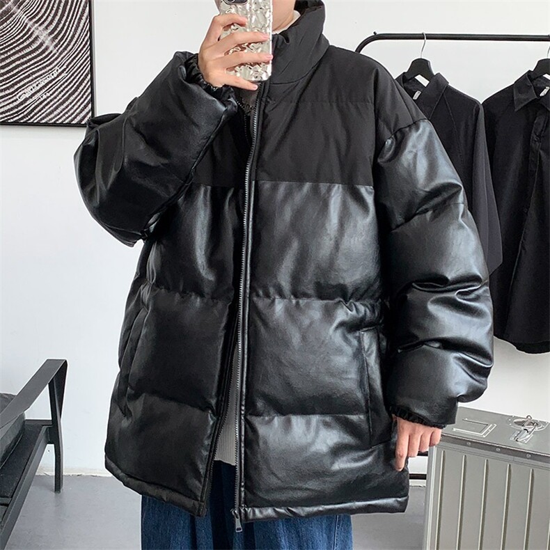 面包服棉服男款冬季潮牌宽松美式情侣装运动棉衣外套图片