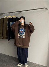 秋季新款卡通卫衣，女装卫衣/绒衫，JIAN.Z 简.站