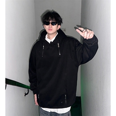 视频图-潮牌设计感连帽卫衣男宽松情侣上衣8082-P48，男装卫衣，电商B380（原B361）