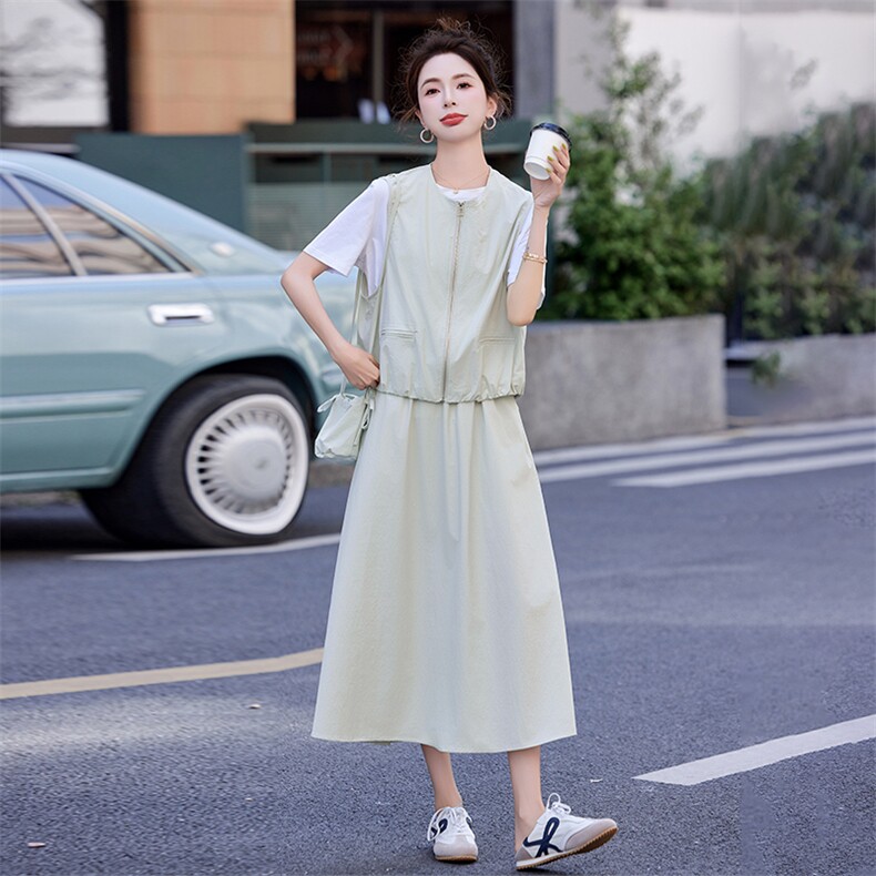 2025年夏季新款三件套，女装套装/套裙，红依一坊