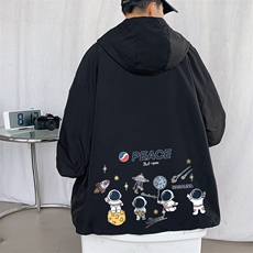！港风风衣男短款长袖夹克男休闲外套男上衣男DJK293-P45，男装夹克，电商B371