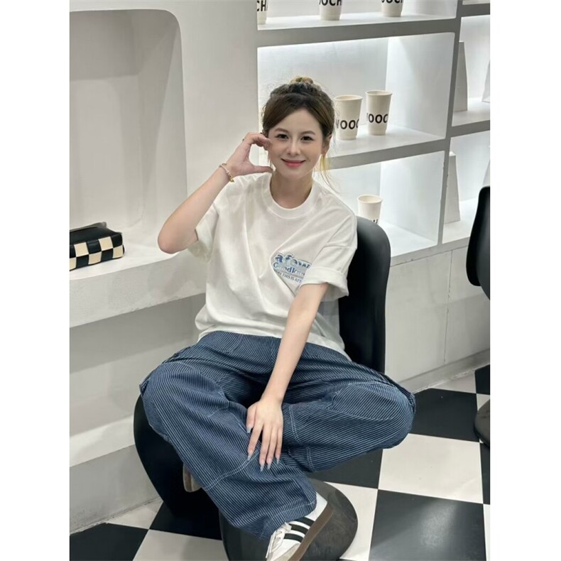 网络图现货！宽松直筒牛仔裤美式潮牌品质RN0081-P65,男装牛仔裤,星座1005-6