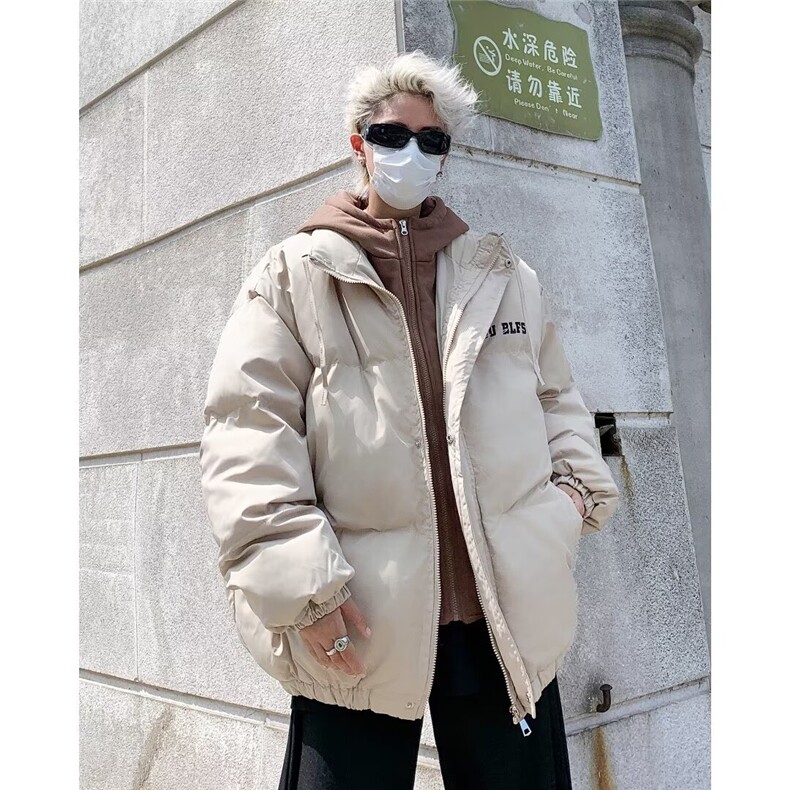 男冬季新款学生假两件加厚棉衣休闲复古棉袄YM9003P90，男装棉衣，星座1116-2