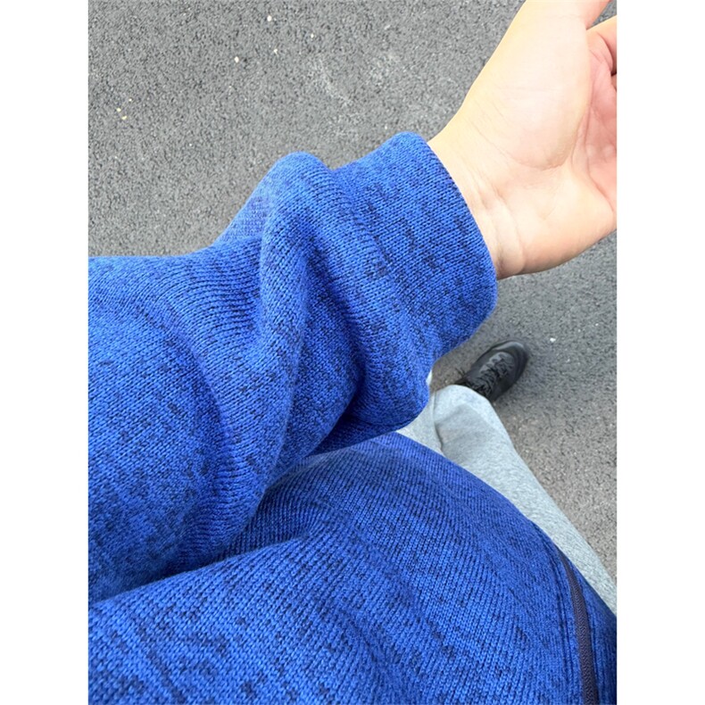 高品针织摇粒绒拉链夹克长袖外套男女保暖内胆立领上衣A1103-P78,男装夹克,星座1505