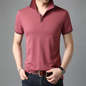 夏季新款男士翻领短袖t恤中年有领男装上衣服休闲POLO衫