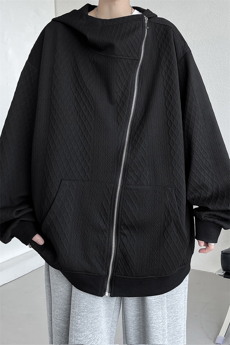 WY8119/P65春装现货连帽卫衣男款oversize潮牌美式高街外套男上衣,男装卫衣,电商A141