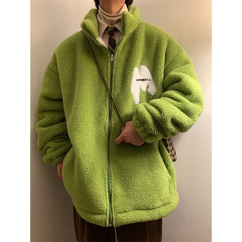 羊羔毛棉衣外套加厚棉服夹克厚港风日系棉袄1016-1W57P118K158,男装夹克,星座1016-1（原电商B408-1）