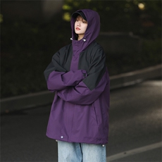 Cityboy情侣时尚连帽冲锋衣外套夹克团体班服，男装夹克，星座301D-5(原星座1415）