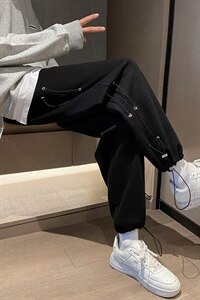 ！21春季新款潮流男士休闲卫裤早春百搭学生运动裤K2026P45图片
