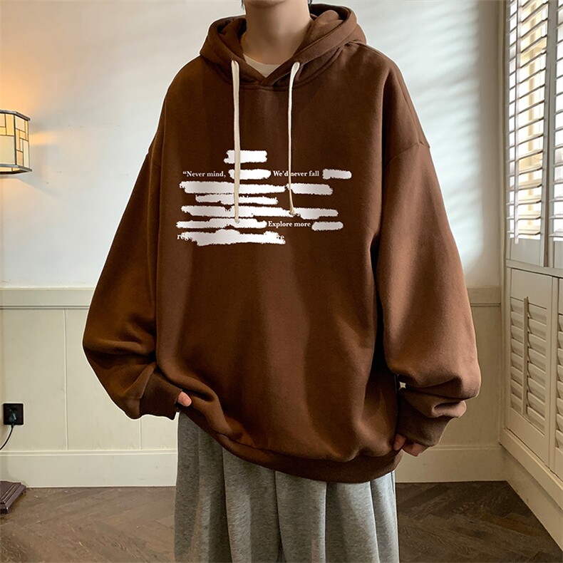 连帽卫衣男大码胖子帽衫大号运动服WY2445-P35,男装卫衣,电商A040