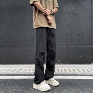 港风新款冲锋裤男款夏季防水风速干伞兵工装裤子K02863-P40图片