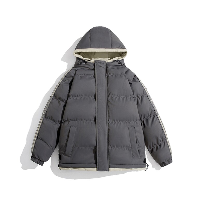 港风冬季新款连帽棉服中性情侣风潮牌百搭外套M666-P85大码+5,男装棉衣,星座217-4