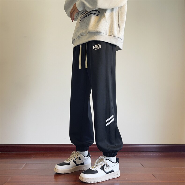 运动裤男士卫裤宽松休闲裤子百搭直筒长裤227-2*K28*P45控68,男装休闲裤,星座227-2