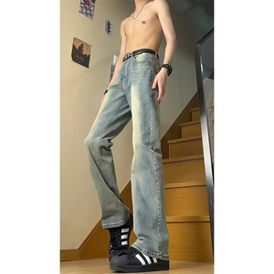 牛仔裤男士修身直筒弹力2026夏季薄款休闲裤潮牌长裤子男图片