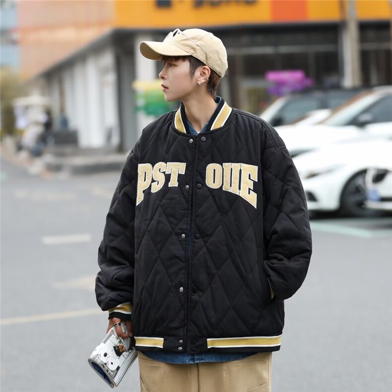 新款棉衣男冬季棉袄外套韩版面包服  DF908 P80图片