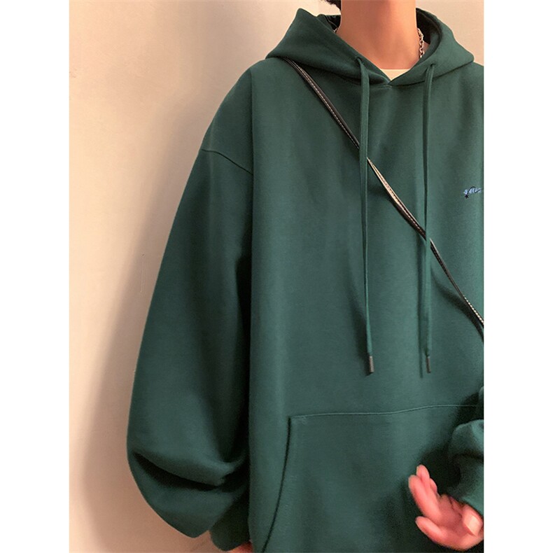 烫花大码340克重磅华棉复合休闲连帽卫衣W4285-P42【特价】,男装卫衣,电商A007