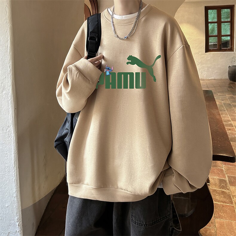 控38简约帅气百搭长袖t恤男大码卫衣T4227-P25加绒款-P35,男装卫衣,电商A040