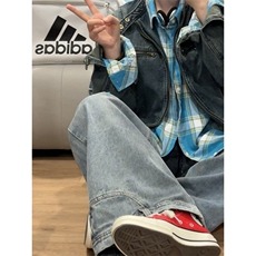 【有货】美式复古水洗蓝色牛仔外套男春秋短款夹克W353LL-特P75，男装夹克，星座1007（原301D）