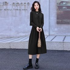 高级感套装裙女春秋2023新款洋气减龄马甲长袖针织衫半身裙三件套，女装套装/套裙，霓裳依族