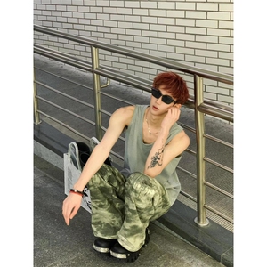 【有货】cleanfit迷彩工装裤男美式vibe风裤子高街N0088WW-特P48图片
