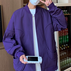 网红风大码防水棒球领冲锋衣个性设计光版二开jk1218特p73，男装夹克，星座309（原A406）