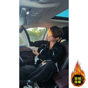 重磅美式加绒加厚男休闲百搭宽松高级感卫衣W4695JR（加绒）特P52图片