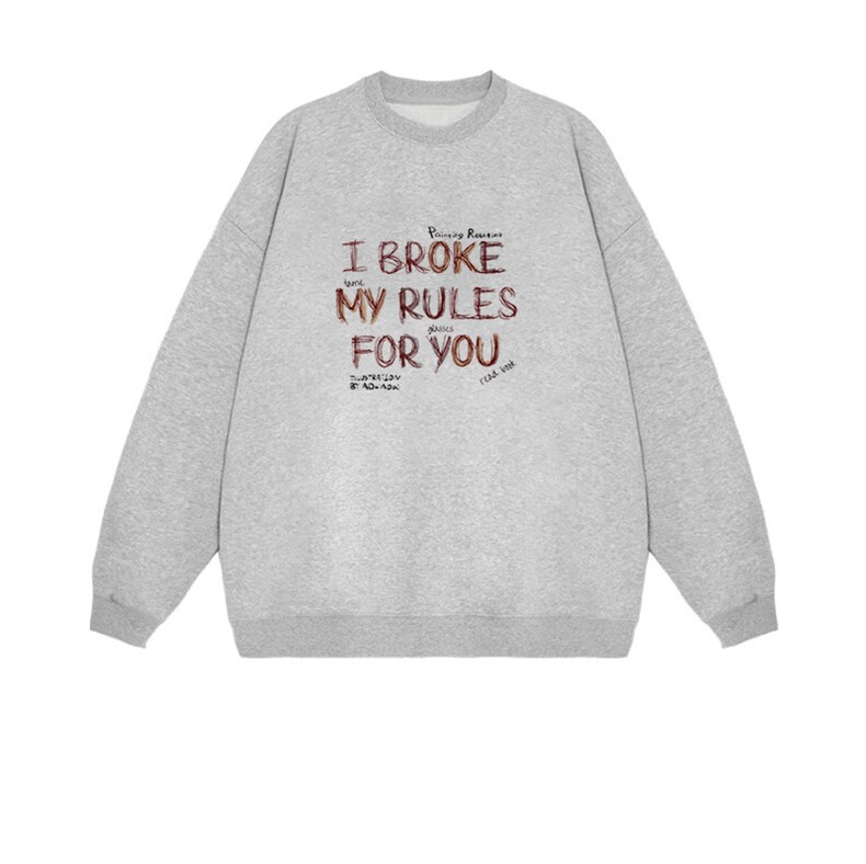 2025年秋季长袖套头时尚百搭通勤简约休闲，女装卫衣/绒衫，花可