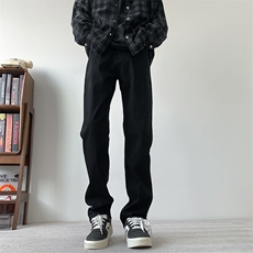 抖音现货纯黑色弹力显高牛仔裤310A-2BK301P50控78，男装牛仔裤，星座310A-2