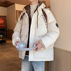 冬季宽松/假两件休闲外套潮加厚棉衣XZ102B-1M8007-P125，男装棉衣，星座102B-1