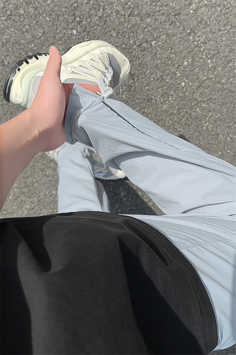 特批P40无差价夏季新款神裤速干裤户外宽松凉感冰丝裤K5955,男装休闲裤,电商A001-1