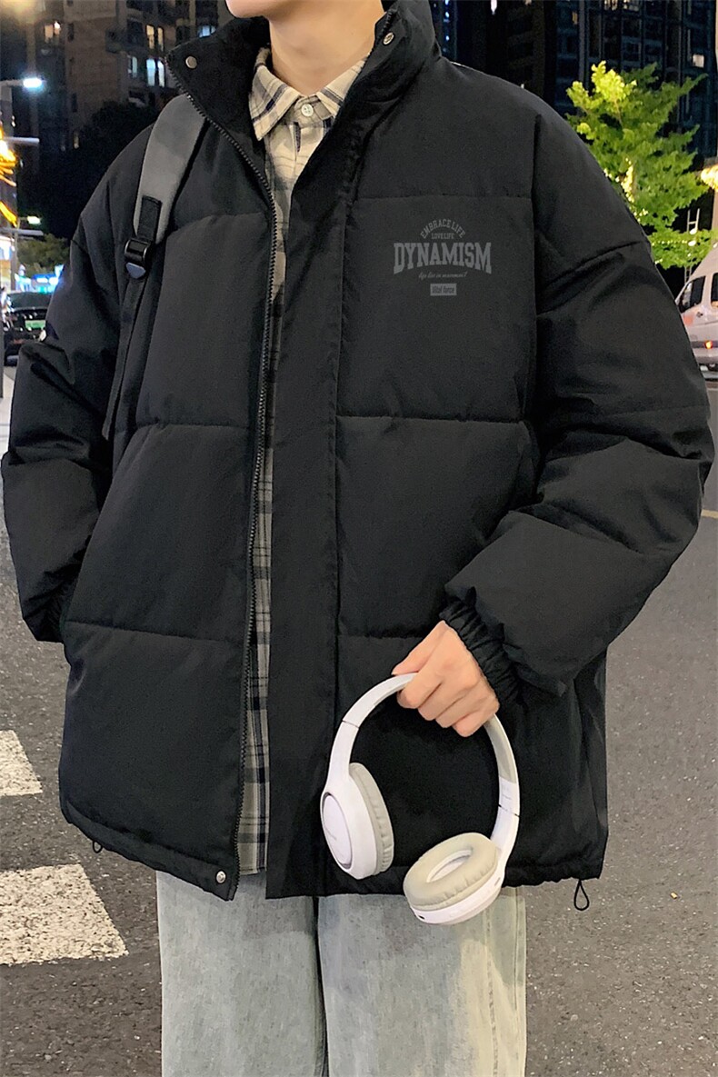 ！2024冬季新款男士立领棉衣百搭情侣印花棉服外套MY311特P55,男装棉衣,电商B220