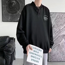 休闲卫衣男士春秋季新款圆领大码上衣青少年百搭打底衫357/P45，男装T恤，星座506