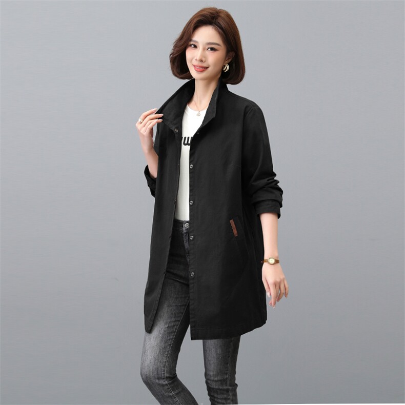 2024春季新款风衣外套844款------有里布,女装风衣,秋牧寒烟