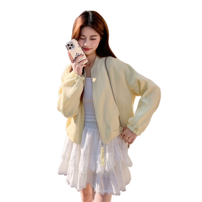 新款大货已出宽松韩系短款风衣外套626-p160-k259,女装短外套,2C062