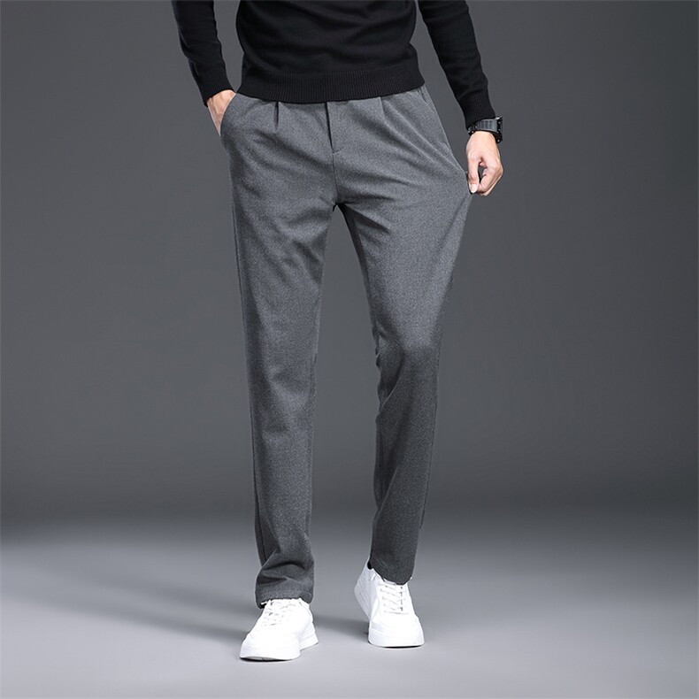 CD5903钱塘2020-2秋季新款中年男士休闲西裤弹力直筒百搭长裤P116,男装休闲裤,钱塘207-2
