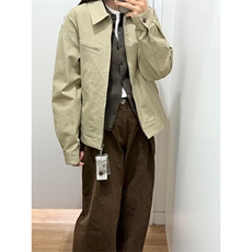 高品U家巴恩风底特律夹克外套休闲茄克牛仔外套男女A1279-P105，男装工装外套，星座1505