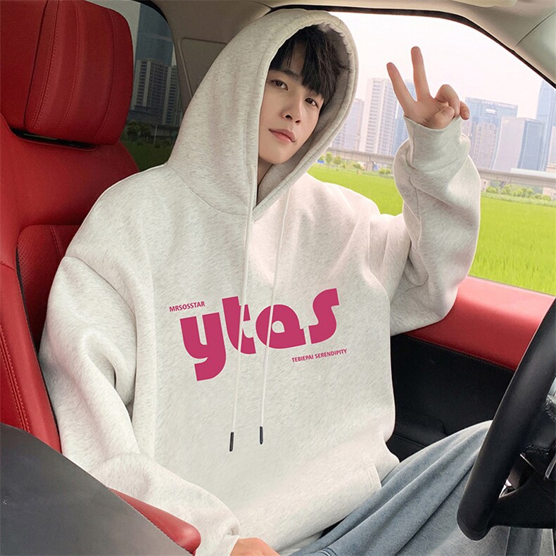 CM095P60新品重磅纯棉纯棉连帽卫衣秋冬外套字母印花帽衫,男装卫衣,星座304A-1