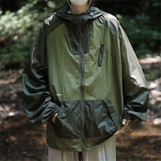 薄款防晒衣男韩版潮流痞子帅气拼色连帽2024夏季ins外套W4918-P41，男装防晒衣，星座412-3