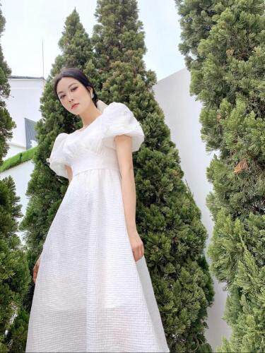 夏季新款长款连衣裙，女装连衣裙，DS-1