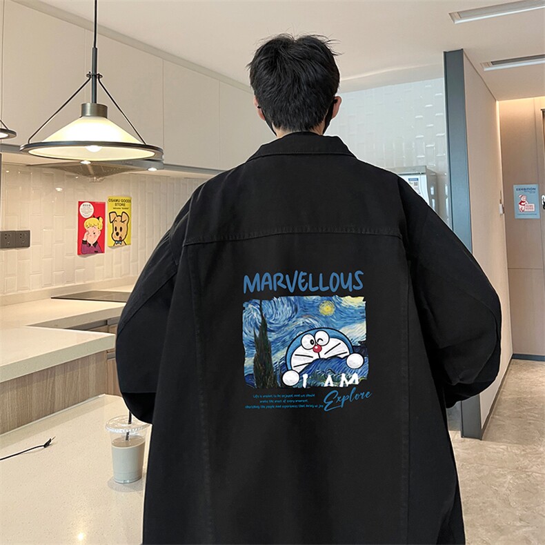牛仔夹克男大码牛仔外套男茄克NJ77391-P60,男装夹克,电商A040