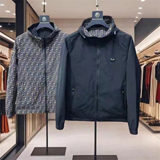 (网图)双面穿轻奢棉服休闲时尚连帽外套潮牌313B-5632棉衣-P120，男装棉衣，星座313B